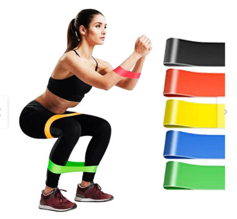 Set 5 Bandas Elásticas para Ejercicio