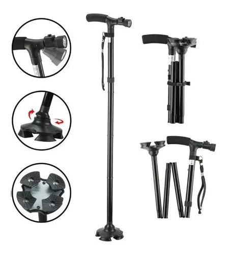 Bastón Plegable con Luz LED