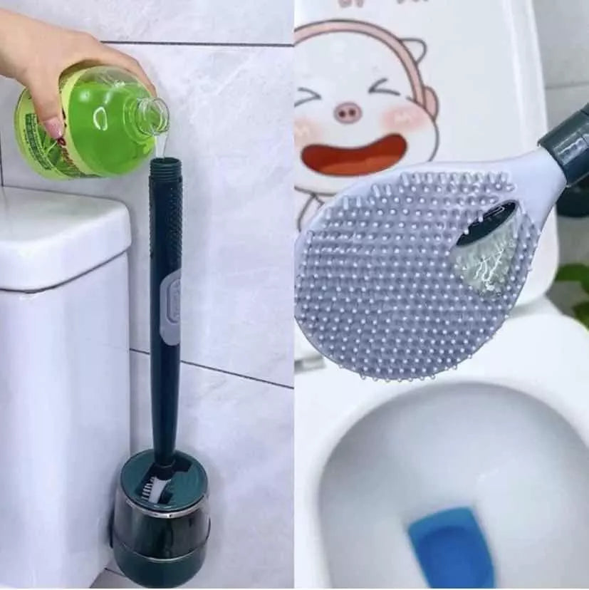 Cepillo Silicona con Dispensador