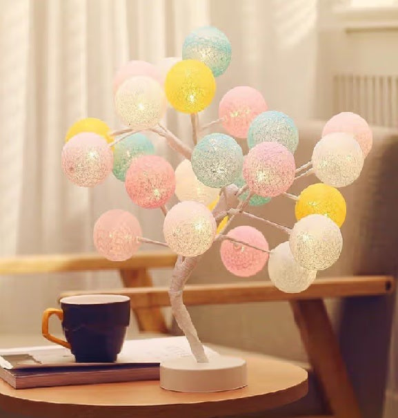 Árbol Bonsái Luminoso de Esferas LED
