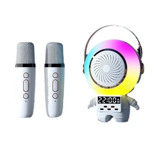 Parlante Karaoke Astronauta con Microfonos