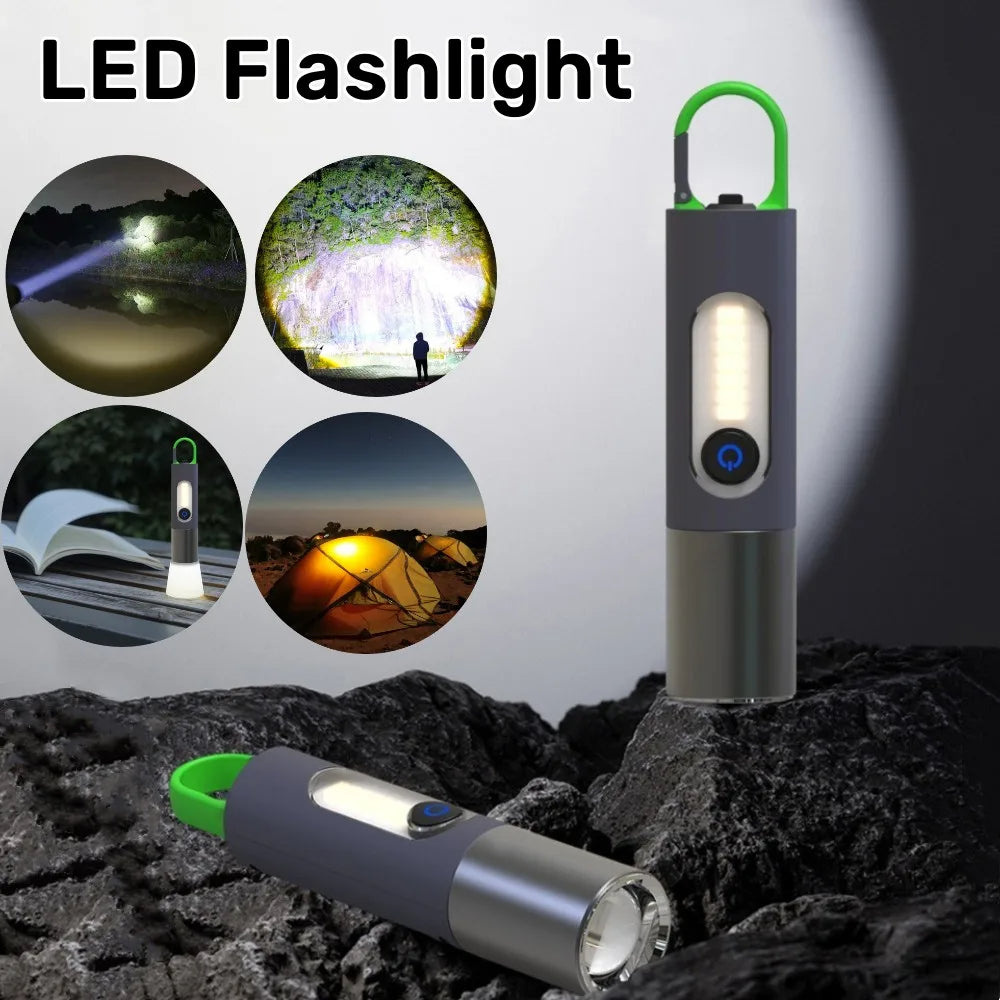 Linterna LED Portátil y Recargable