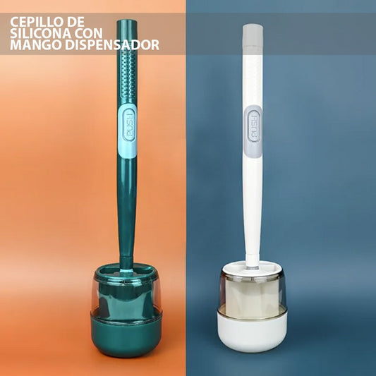 Cepillo Silicona con Dispensador